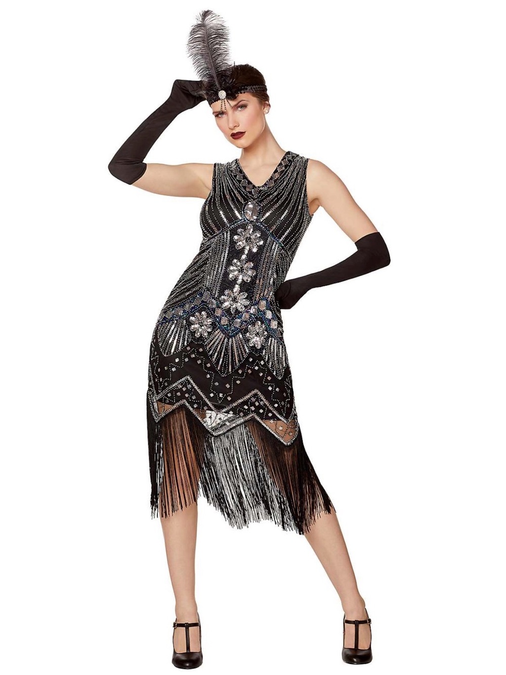 Flashy Flapper Dress Costume